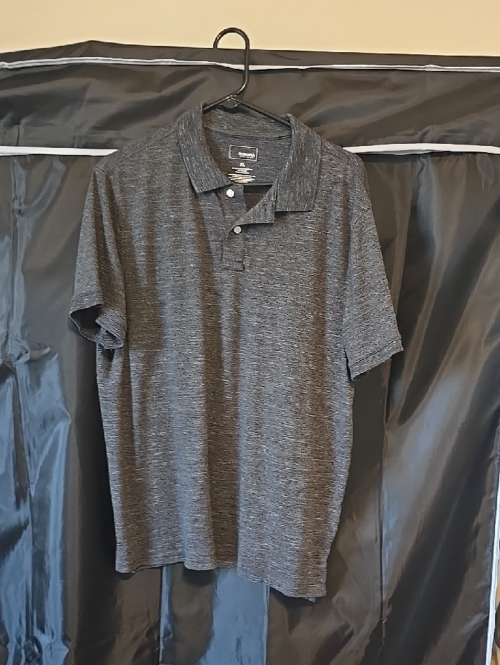 croft & barrow Men’s Charcoal Heather Polo Shirt